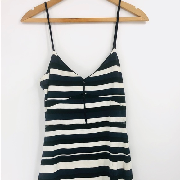 ✨French Connection Striped Spaghetti Strap Dress - Picture 2 of 8